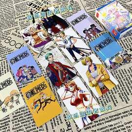 海贼王55张镭射小卡自印小卡动漫周边路飞娜美索隆乔巴山治小卡片