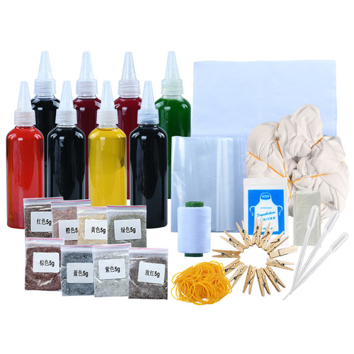 Women's Day handmade tie-dye set dye DIY children's pigment plant dyeing cold dyeing primary school students' handicraft class creativity