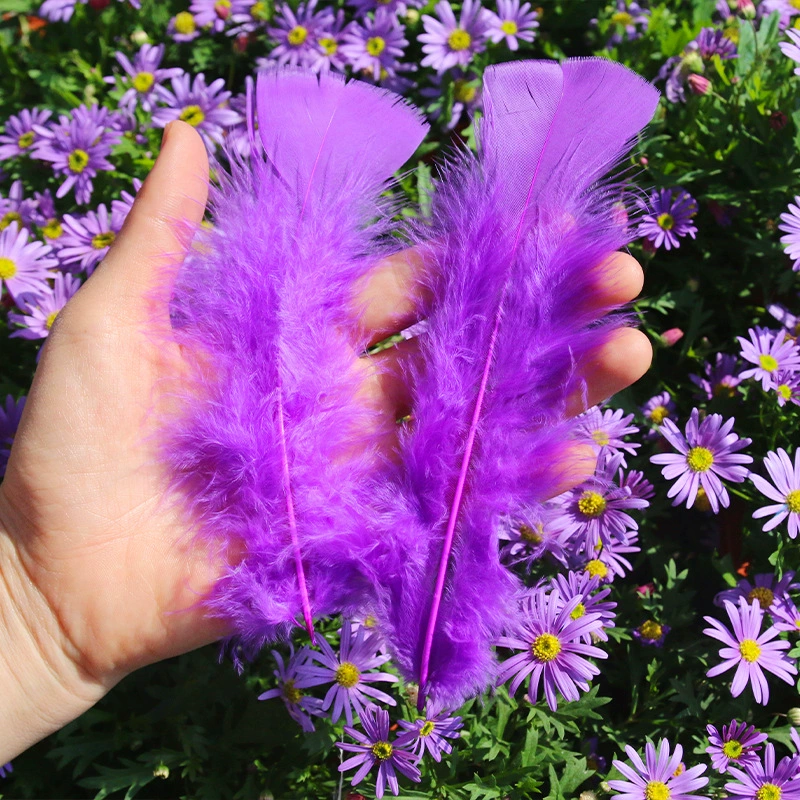 Заводская прямая продажа diy handmade перо плоский индюшинное перо крупная головка декоративная перо маска тканевые материалы