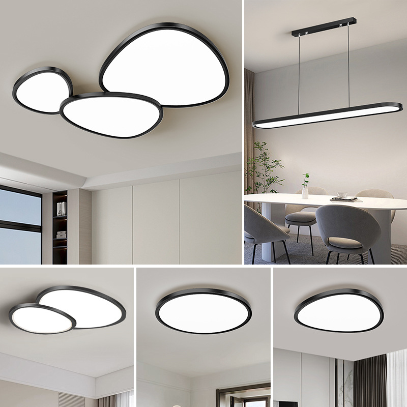2025 nueva lámpara de sala de estar de espectro completo lámpara de techo moderna y minimalista lámpara de dormitorio luminaria Zhongshan iluminación para el hogar