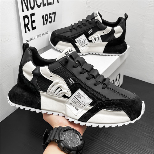 European men's shoes New winter breathable all-match sneaker casual shoes, height-increasing jogging shoes, men's shoes