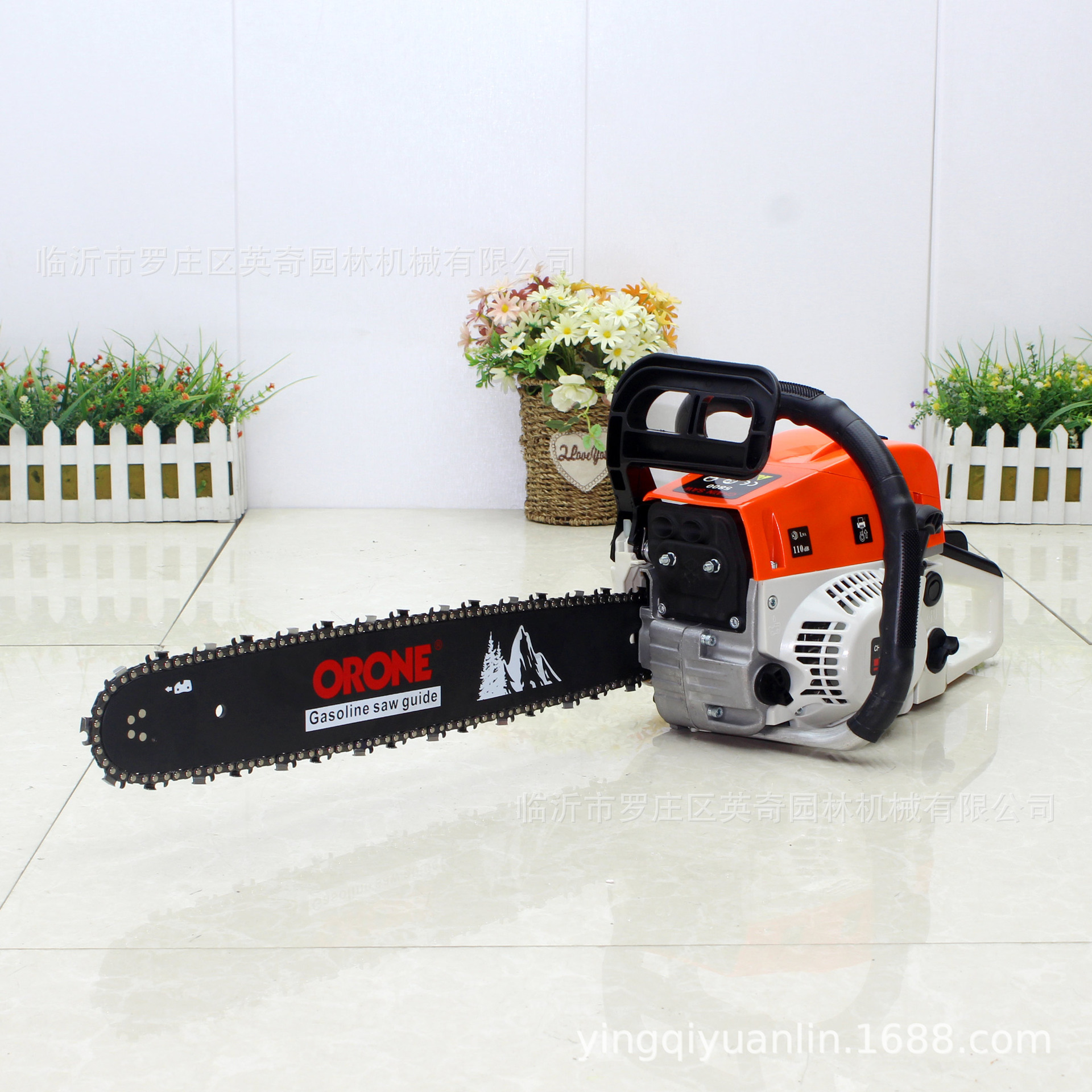 Sierra de cadena de gasolina 5800 Sierra de madera de alta potencia Sierra doméstica Sierra de jardín pequeña Sierra de cadena industrial y accesorios