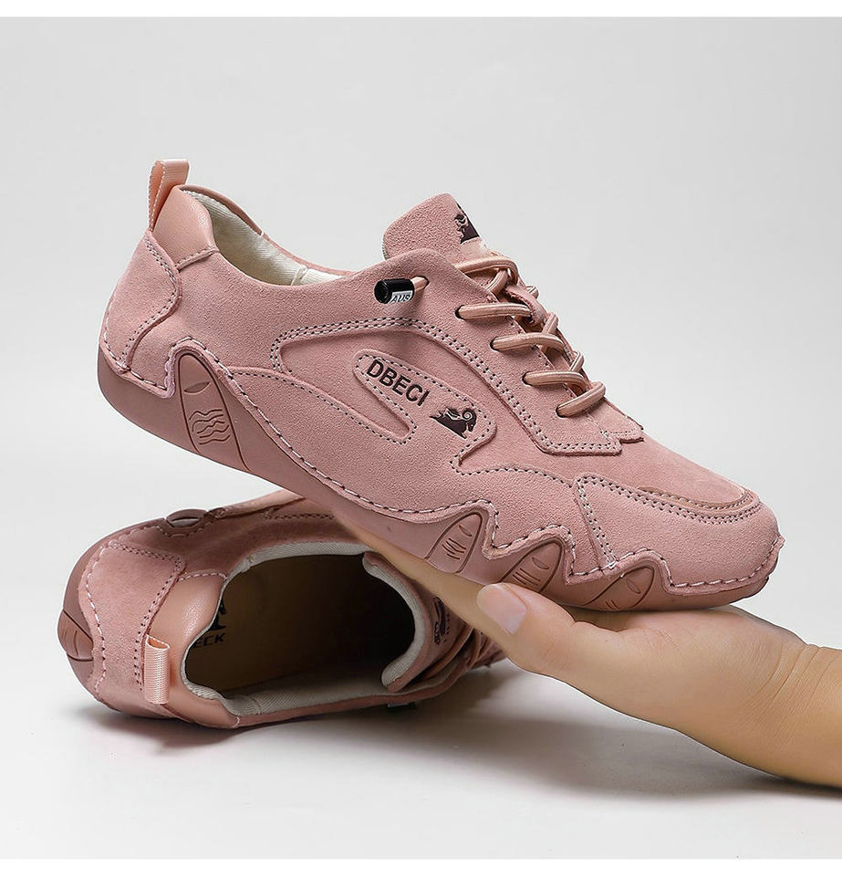 Giày thể thao unisex da thật cỡ lớn, đế bằng, phong cách ngoài trời năng động — 661-3 màu cát, 661-3 màu hồng, 661-3 màu nâu, 661-3 màu trắng chi tiết 34