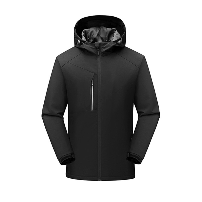 Otoño e Invierno Polar chaqueta engrosada de una sola capa empresa herramientas impresas LOGO Grupo al aire libre edificio actividad ropa al por mayor
