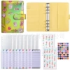 Cartoon gold (12 budget cards + 8 zipper bags + 2 word stickers)