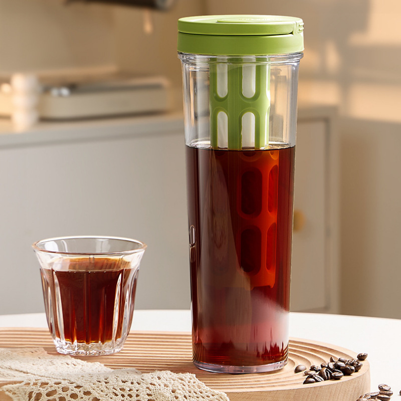 Coffee Cold Brew Pot, Cold Brew Cup, Cold Drip Pot, Cold Brew Tea Pot, Household Portable Ice Drip Pot, Cold Brew Bottle, Portable Water Cup