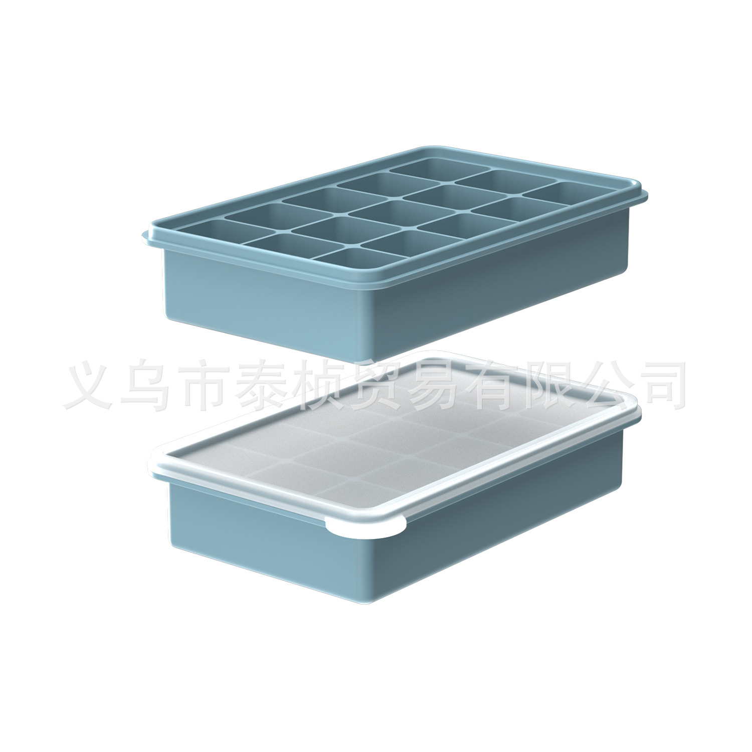 Transfronterizos de gran tamaño de silicona hielo grado alimenticio molde de hielo fácil de desmoldear congelación rápida película de hockey sobre hielo molde de hielo doméstico