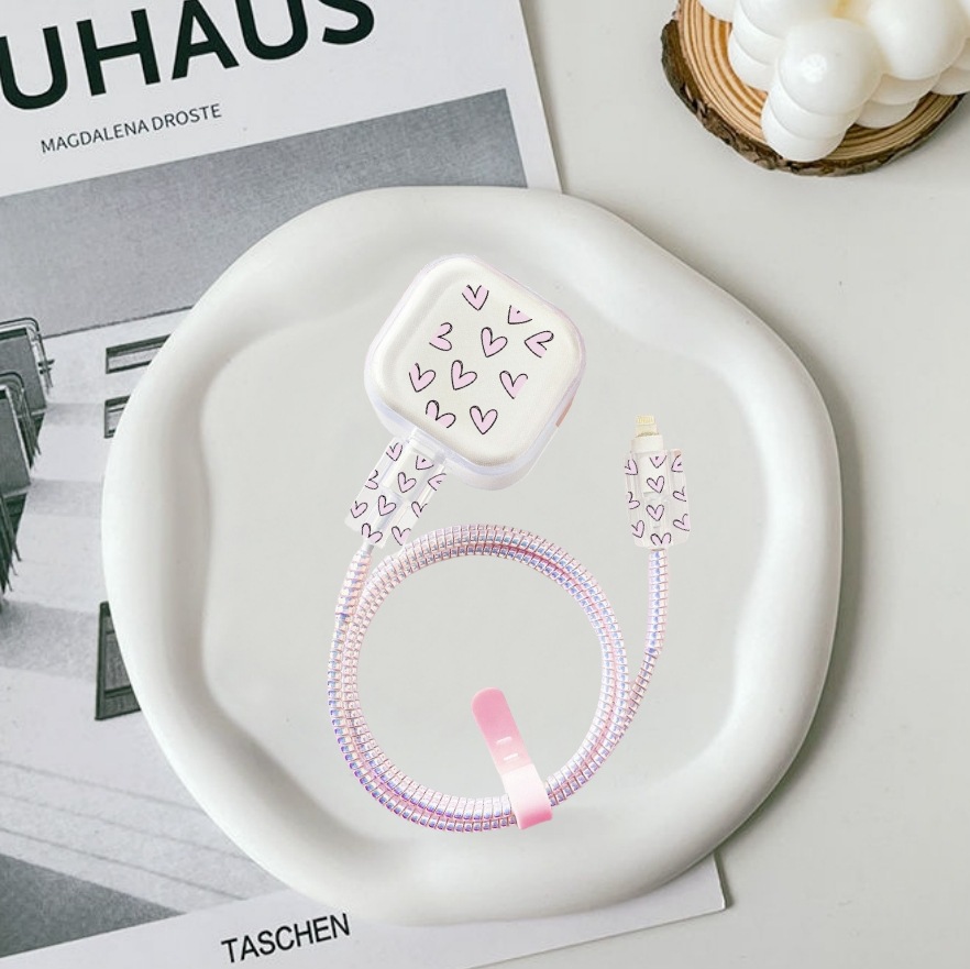 핑크러브 [5종세트-큰머리1-작은머리2-보호로프1-스트랩1]