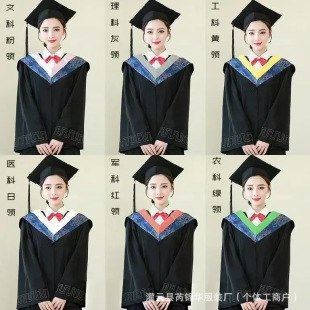 大学生毕业礼服学士服硕士服博士服导师服现货批发-阿里巴巴