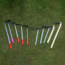 木柄小锄掘头菜园花锹除草移植园艺工具淬小锄头