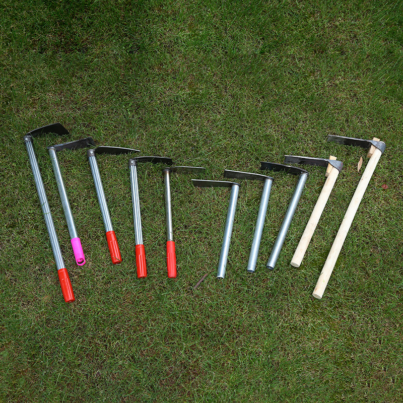 木柄小锄掘头菜园花锹除草移植园艺工具淬小锄头