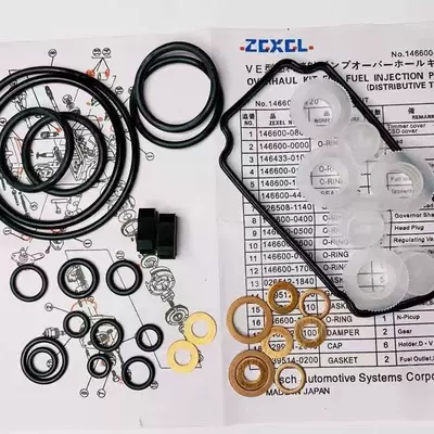 Ve Pump Repair Kit 146600-1120 Fuel Pump Repair Kit Ve Pump Isuzu 1466001120 Repair Kit (Oil pump, nozzle)