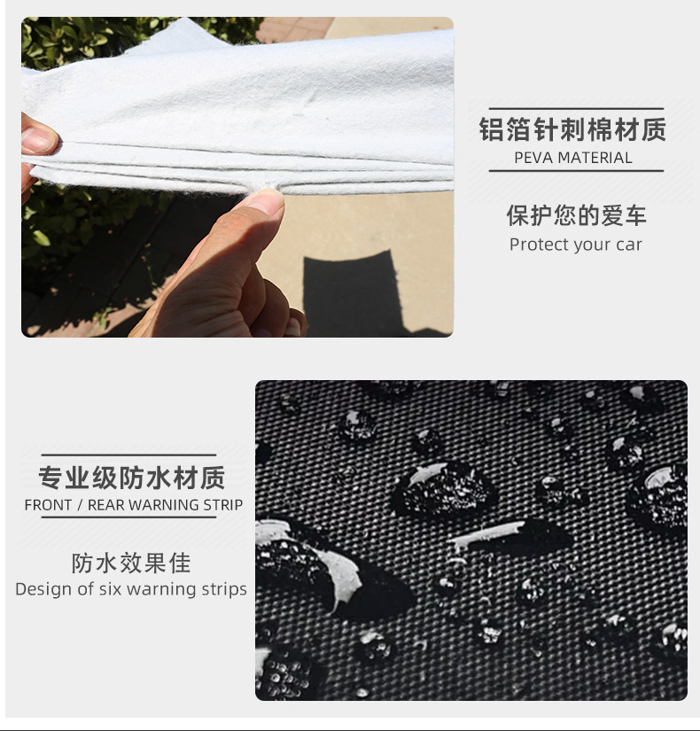 Car Half-Cover Sunshade, Sun Protection, Rainproof, Heat-Insulating Sunshade Cover, Car Cover Protector, Universal Sunshade for All Seasons