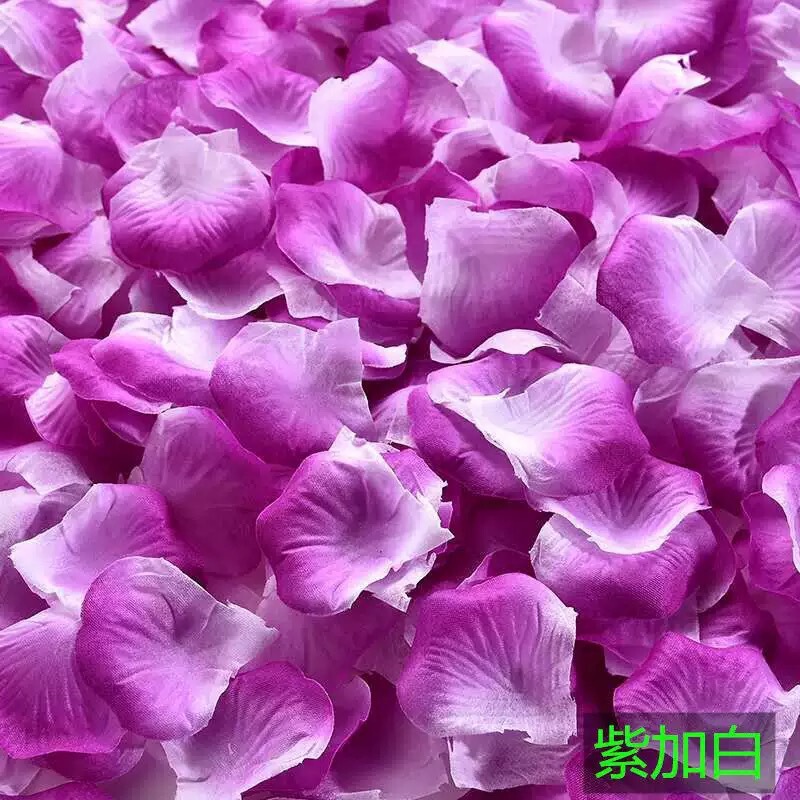 バレンタインデーの摩擦のないバラの偽の花びら、結婚式の告白の装飾、手振り花のプロポーズ、花びらの雨、結婚式の部屋の装飾|undefined