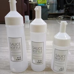 プラスチック蓋付き油瓶押出瓶食品級味噌汁瓶トマトサラダ押出分注瓶蜂蜜瓶ジャム瓶