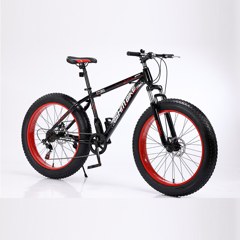Nieve playa bicicleta neumático grande velocidad variable bicicleta de montaña al por mayor freno de disco doble absorción de impactos bicicleta al por mayor