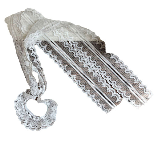 Korean hair accessories  new summer style super fairy temperament gentle wind lace ribbon streamer small fresh hair rope hair ring new