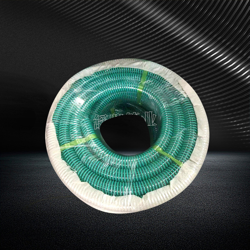 Pressure resistant vacuum tube, PVC plastic reinforcement corrugated hose, conveying PVC plastic rei