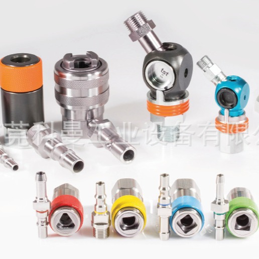 土耳其TST进口不锈钢自锁快速接头SC耐高温腐蚀TST软管接头插座