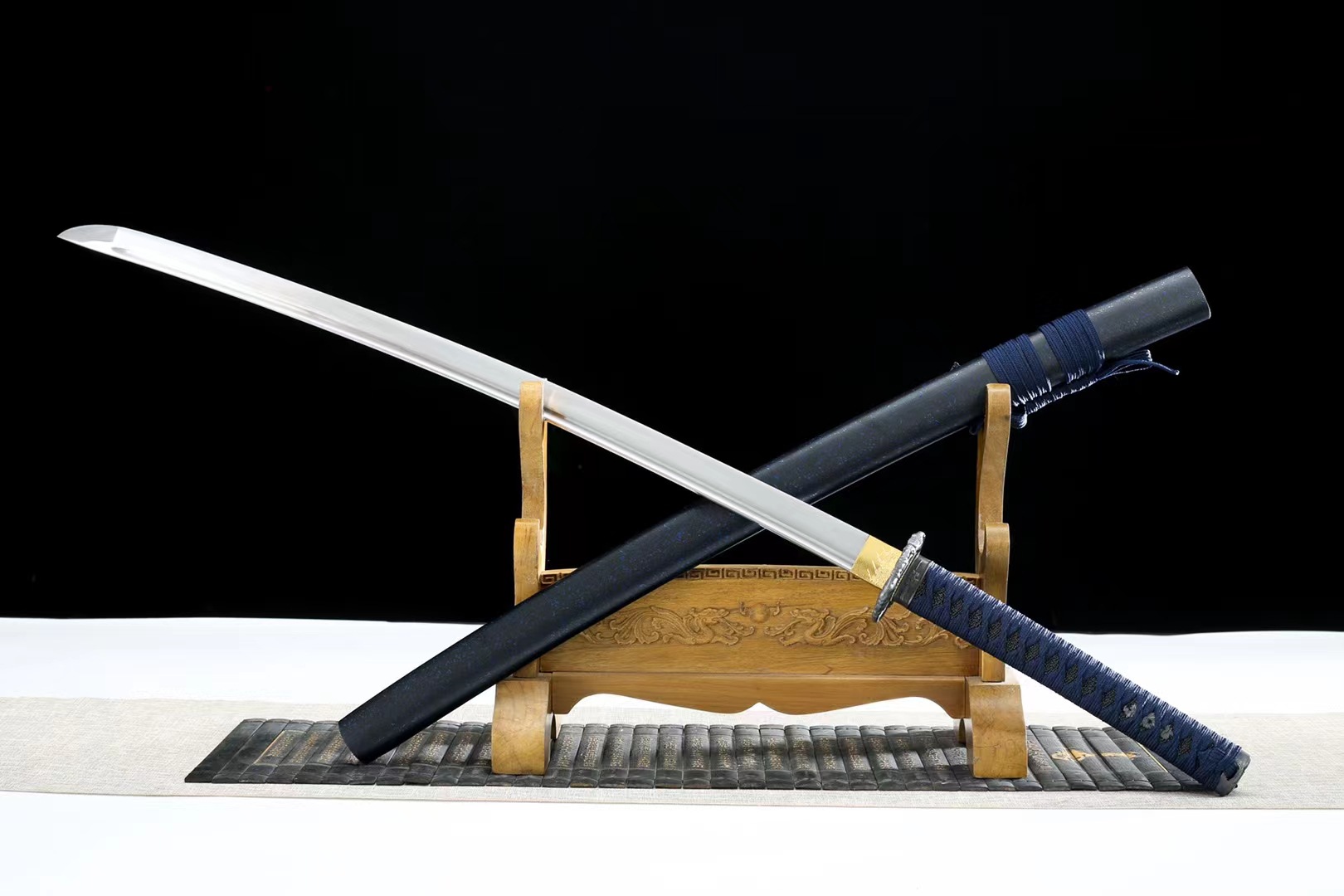 龙泉市刀剑宝剑一体日式指挥刀冷兵器手工锻打影视长款硬剑未开刃