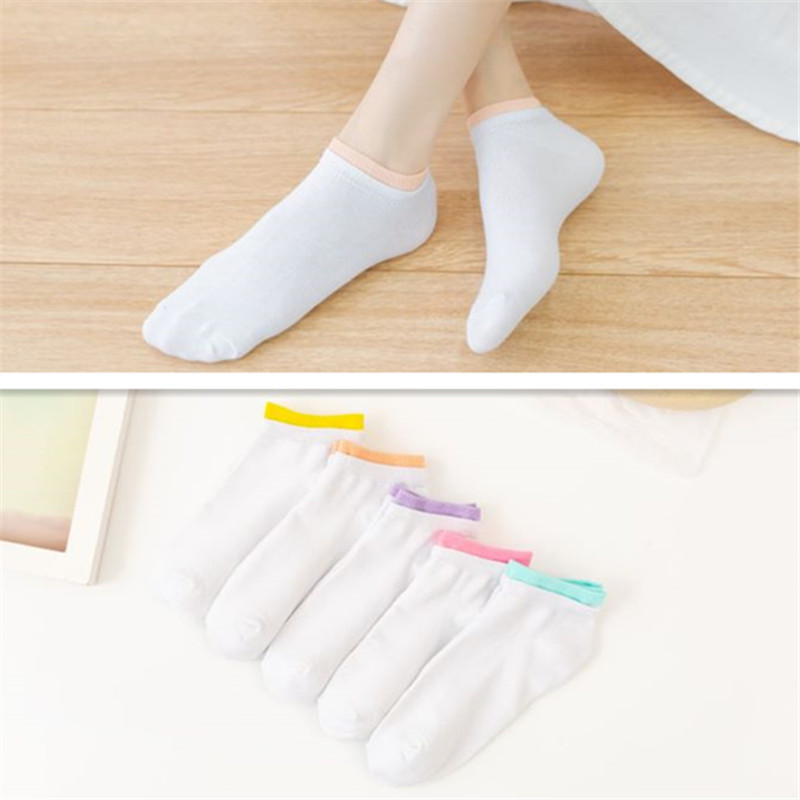 Calcetines de tobillo de verano para mujer calcetines de mujer de moda para hombres y mujeres calcetines absorbentes de sudor calcetines de algodón a rayas invisibles transpirables de corte bajo japoneses