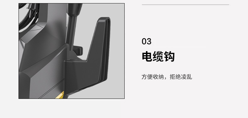 Vertical ultra-high pressure car washer for home use 220V/110V cleaning machine, convenient portable water gun, self-priming car wash pump