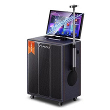新款山水PE159PR0三年免费户外拉杆音响15寸重低音大屏立体声大音