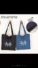 Capacious fashionable denim one-shoulder bag, suitable for import, city style