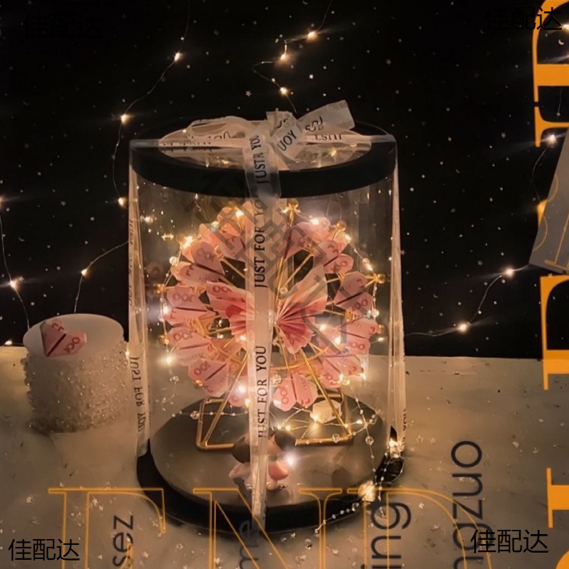 DIY Rotating Ferris Wheel Birthday Valentine's Day 520 Gift for Girlfriend Best Friend Christmas Art Ornaments Handmade