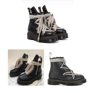 Cross-border OWEN joint-name Martin boots six-pointed star women's boots leather strap European and American platform leather boots men's boots
