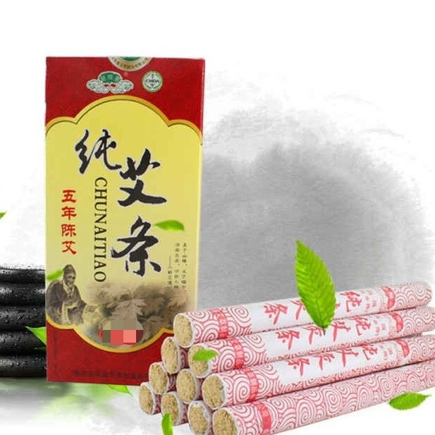 Medical Lejia moxa stick pure moxa cashmere boxed ten 1.8cm moxa cashmere stick wholesale warm moxibustion stick manual moxibustion stick