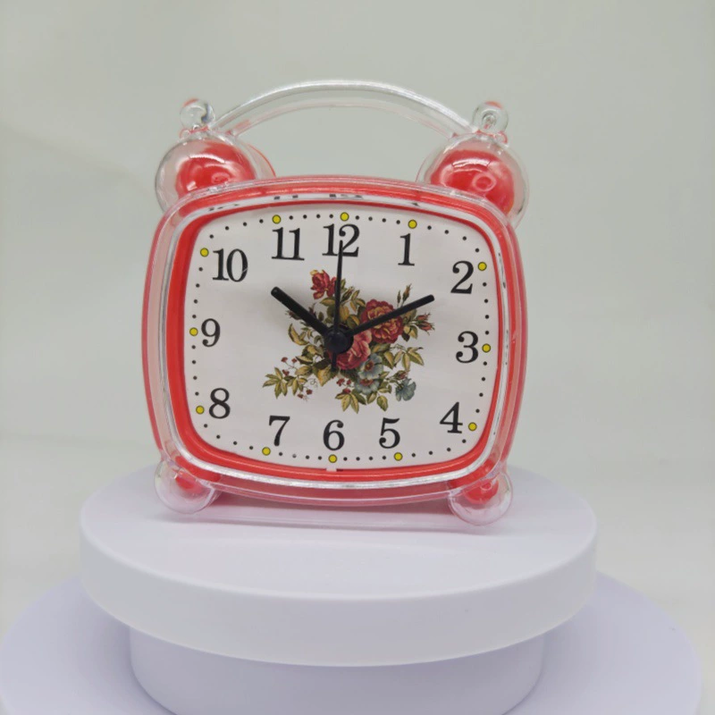 Интернет-красный студенческий будильник Прикроватный настольный будильник