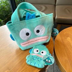 Octopus Hondo Ugly Fish Plush Handheld Bag Fish Monster Coin Card Holder Makeup Bag Wallet Organizer Bag