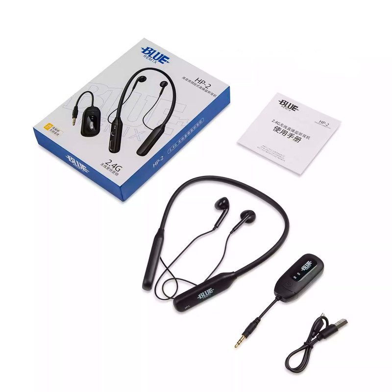 Blue Remix Hp-2 Live Monitoring Wireless Headphones 2.4g Supports One to One and One to Multiple