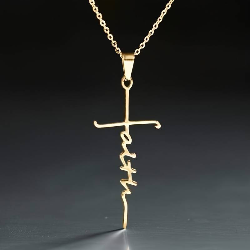 Close-up of Cross Pendant