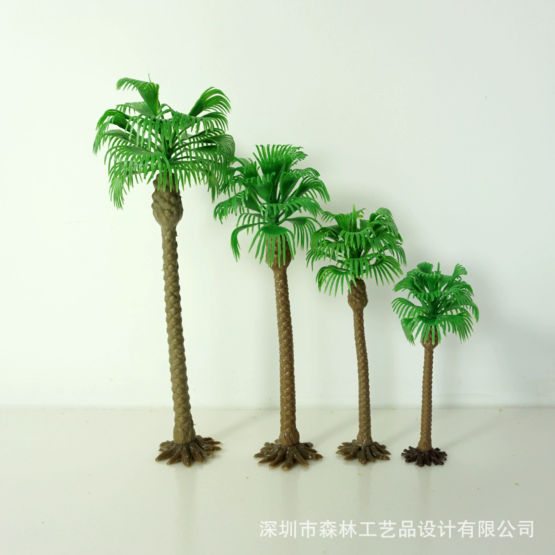 Студенческая модель Учебник Песочный стол Модель Кокосовая Пальма Микро-ландшафтное украшение Канарейка Коричневые ноги