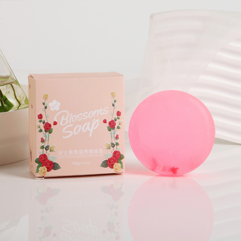 女士精油皂批發清潔滋潤潔面精油香皂櫻花味洗澡洗臉精油香皂