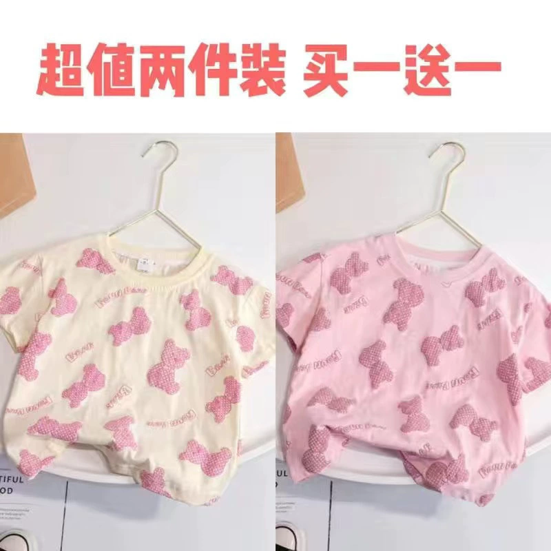 Футболка летняя хлопковая Tide, модная летняя одежда для девочек, корейский стиль, интернет-селебрити, западный стиль, с коротким рукавом