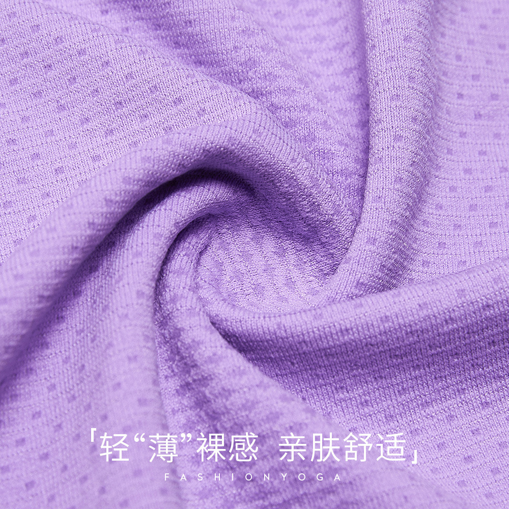 Amazon Camiseta de manga corta básica todo partido ropa de yoga sin costuras desnuda deportes superior ropa de fitness de secado rápido para las mujeres