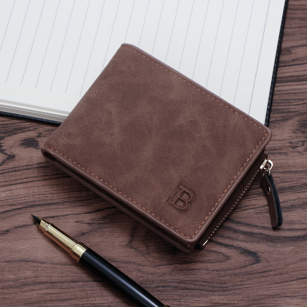 Cross-border pocket money bag wallet retro men's wallet short money clip US dollar bag AliExpress factory wholesale