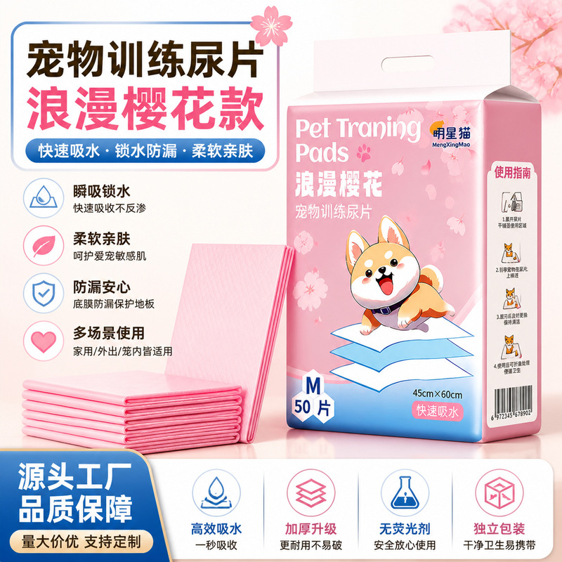 Dog Pee Pads, Thickened Deodorizing Absorbent Toilet Pads, Deodorizing Diapers for Rabbits and Cats, Wholesale Production Pads Dog Pee Pads, Thickened Deodorizing Absorbent Toilet Pads, Deodorizing Diapers for Rabbits and Cats, Wholesale Production Pads