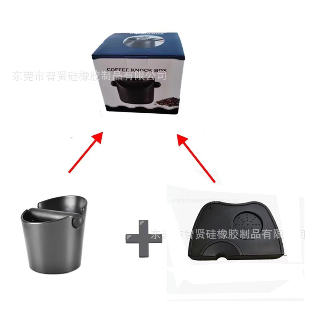 Las ventas directas de la fábrica italiana de residuos de café barril de residuos de café en polvo residuo barril caja de residuos ABS knock residuo de café barril de reciclaje de residuos de barril