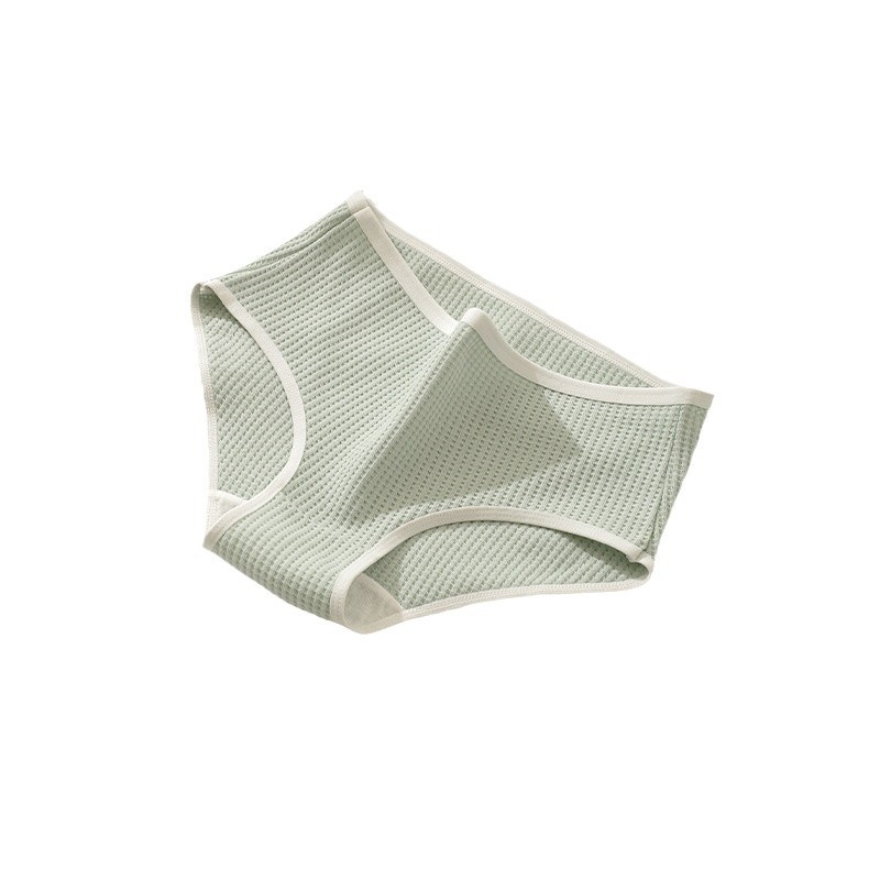 En stock 5A ropa interior antibacteriana para mujer hilo de verano fino transpirable color caramelo algodón Mediados de cintura chica estudiante ropa interior