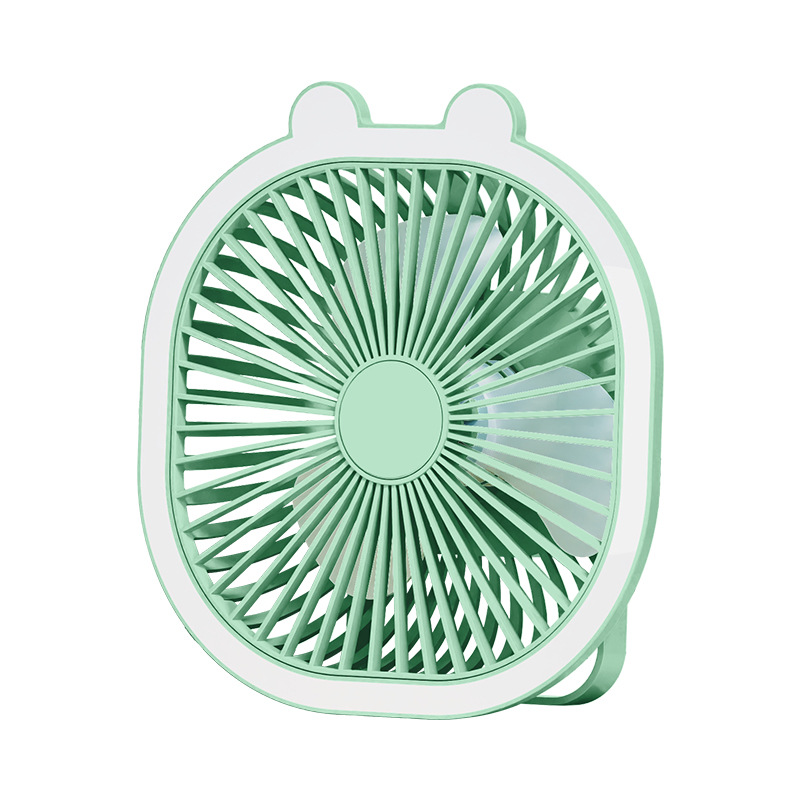 Lámpara de escritorio con luz de relleno de escritorio Mini ventilador USB Multifunción Luz nocturna Ventilador Ventilador de suspensión de pared portátil