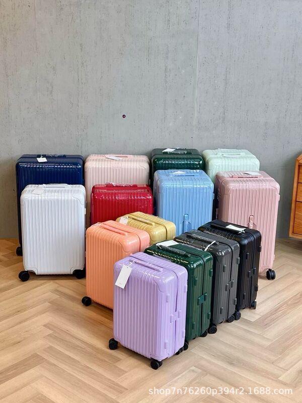 Rimowa Macaron Color PC Suitcase 20inch Carry-on Suitcase with Spinner Wheels, Zipper, and Handle, Unisex Ultralight Travel Luggage Rimowa Macaron Color PC Suitcase 20inch Carry-on Suitcase with Spinner Wheels, Zipper, and Handle, Unisex Ultralight Travel Luggage