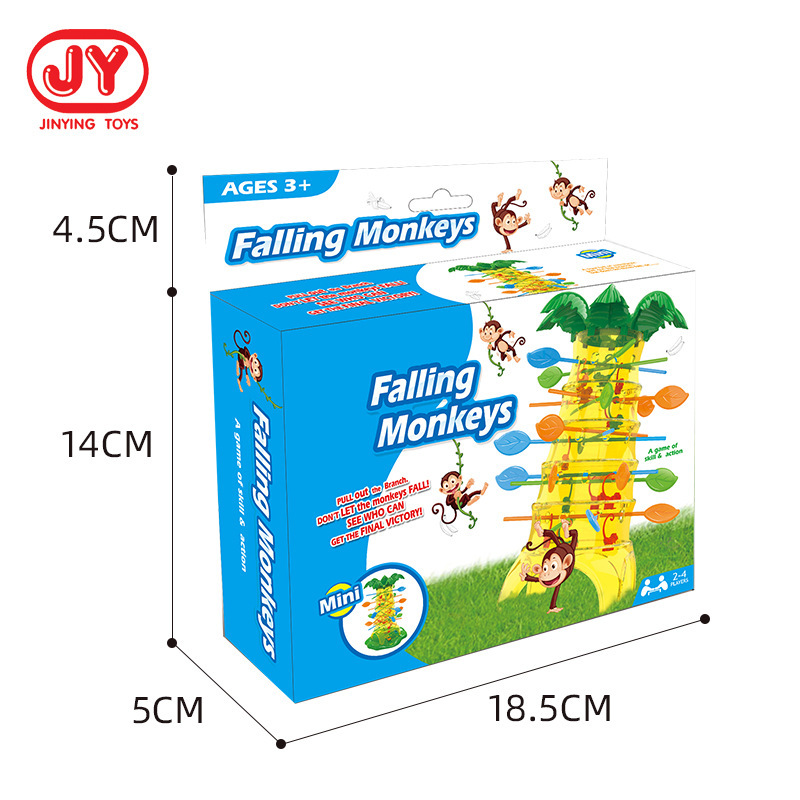 Niños Flip mono escalada árbol mono cayendo abajo juego de escritorio padre-hijo diversión interactiva estudiante ocio juguetes creativos
