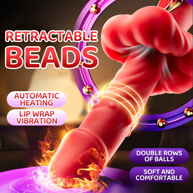 震动棒多频棒具索菲亚全自秒潮女成人用品伸缩加温器自慰成人用品