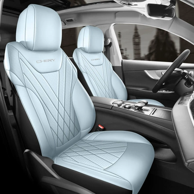 Seasons, Seat Cushion Decoration Accessories, Modelə uyğun (Original) oturacaq örtükləri - blue-black-standard-version-eq7-shuxiangjia-special-five-seater-rear-half-surround