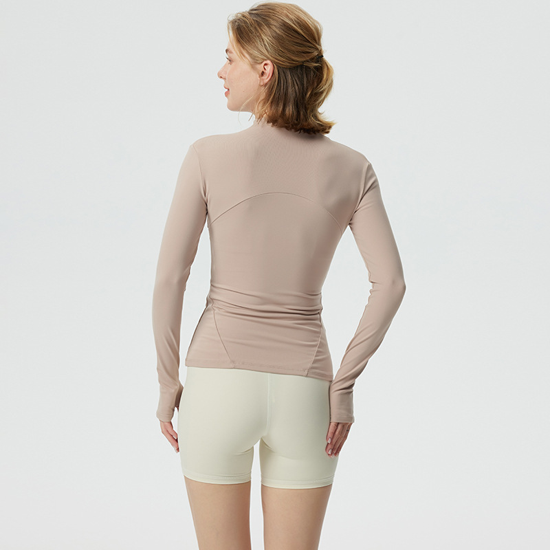 여성을 위한 새로운 가을 겨울 요가복, 지퍼 가디건, 스포츠 재킷, 슬리밍, 달리기, 에어로빅, 사이클링 피트니스 의류