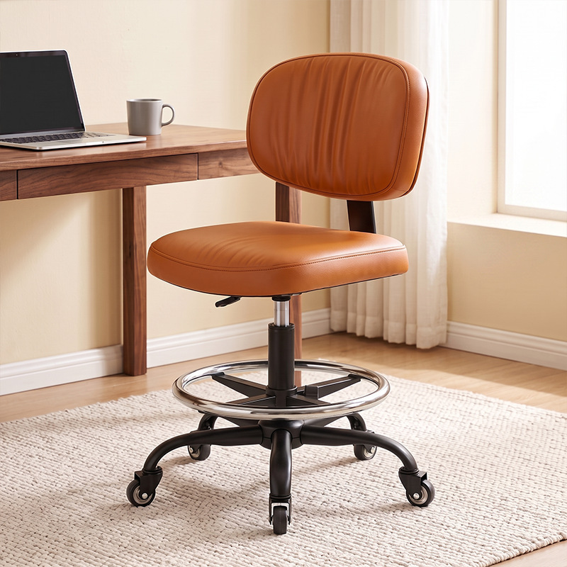 Office chair, home-use swivel computer chair, comfortable for extended sitting, adjustable height, suitable for studying, bedroom, makeup, and guest seating Office chair, home-use swivel computer chair, comfortable for extended sitting, adjustable height, suitable for studying, bedroom, makeup, and guest seating